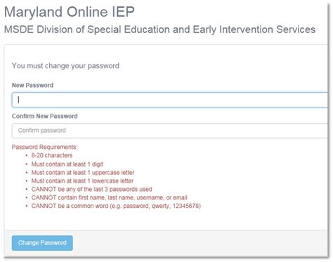 Logging In : Maryland Online IEP System User Guide 2018 (v14).